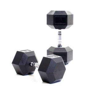 30kg Hexa Dumbbell Pair – Rubber Coated Anti-Roll Home Gym Exercise - Maze Nepal