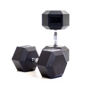 40kg Hexa Dumbbell Pair – Rubber Coated Anti-Roll Home Gym Exercise - Maze Nepal