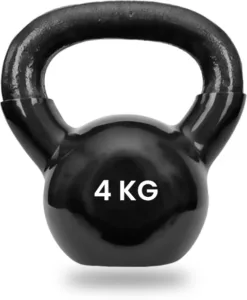 4kg Kettlebell – Vinyl Coated Cast Iron for Home Gym Strength Training - Maze Nepal