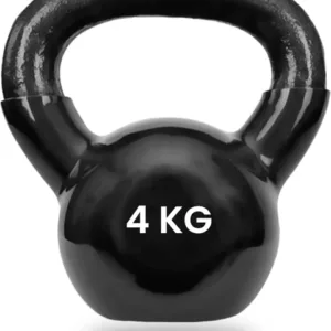 4kg Kettlebell – Vinyl Coated Cast Iron for Home Gym Strength Training - Maze Nepal
