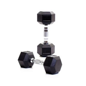 7.5kg Hexa Dumbbell Pair – Rubber Coated Anti-Roll Home Gym Exercise - Maze Nepal